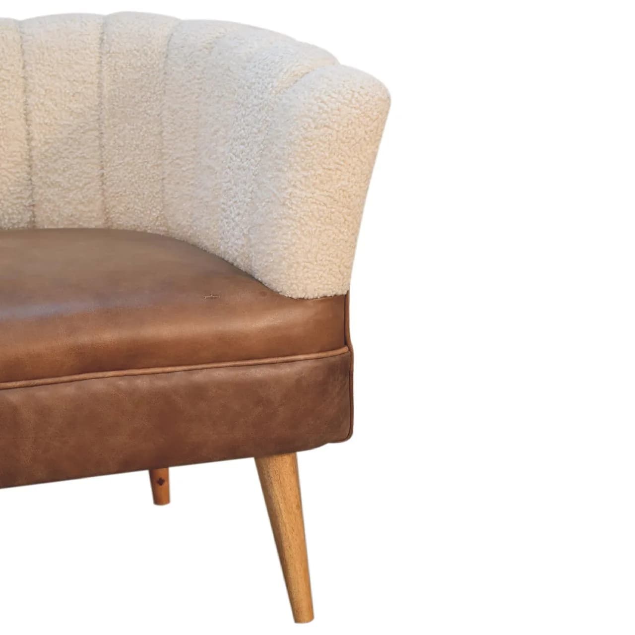 Boucle Cream Buffalo Armchair - Armchairs, photo 7 of 10