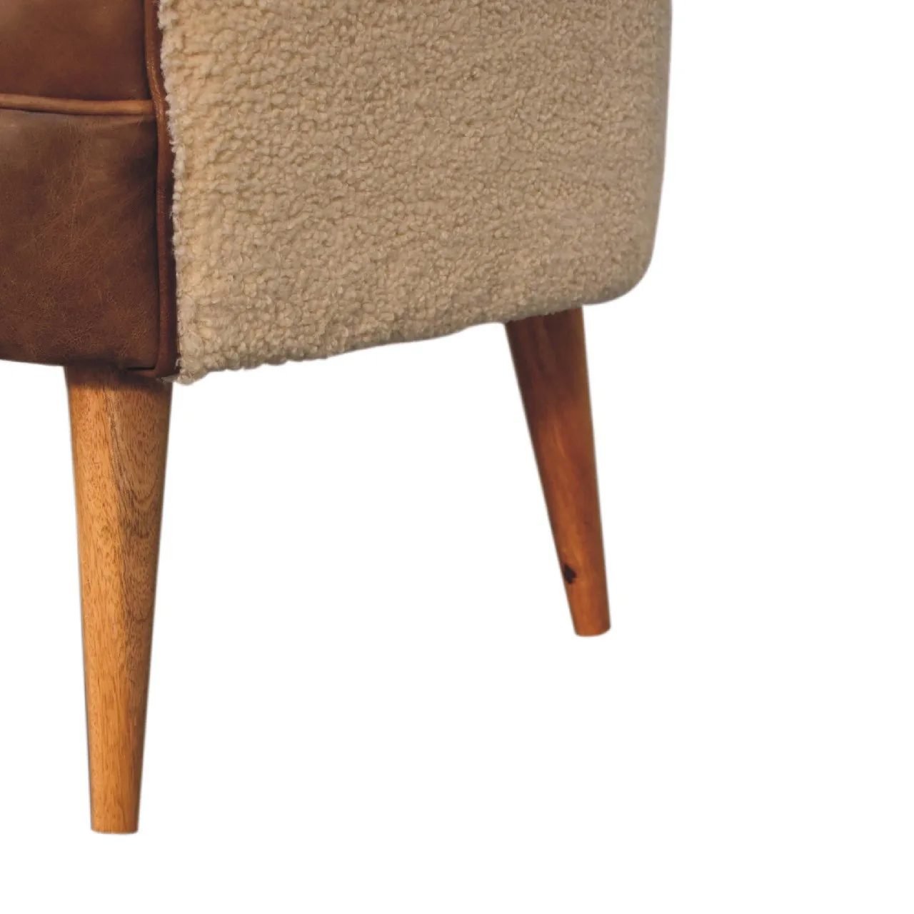 Boucle Cream Buffalo Armchair - Armchairs, photo 8 of 10