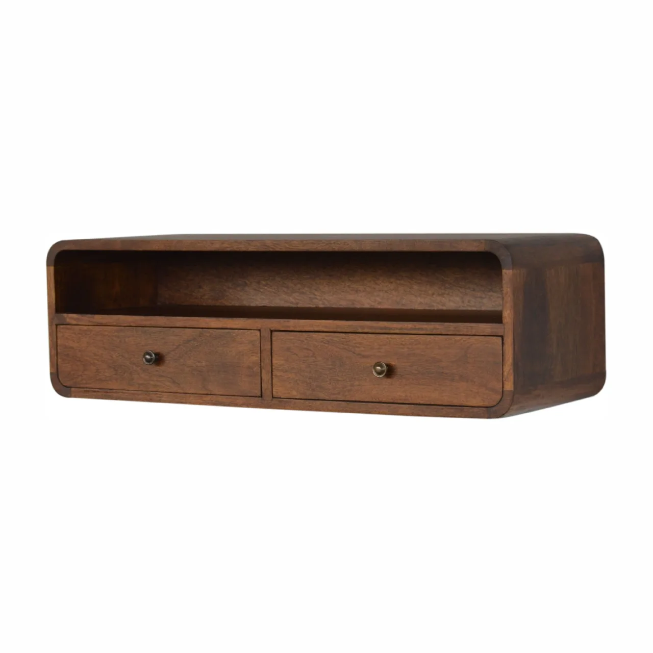 Floating Chestnut Open Console - Console tables, photo 3 of 10