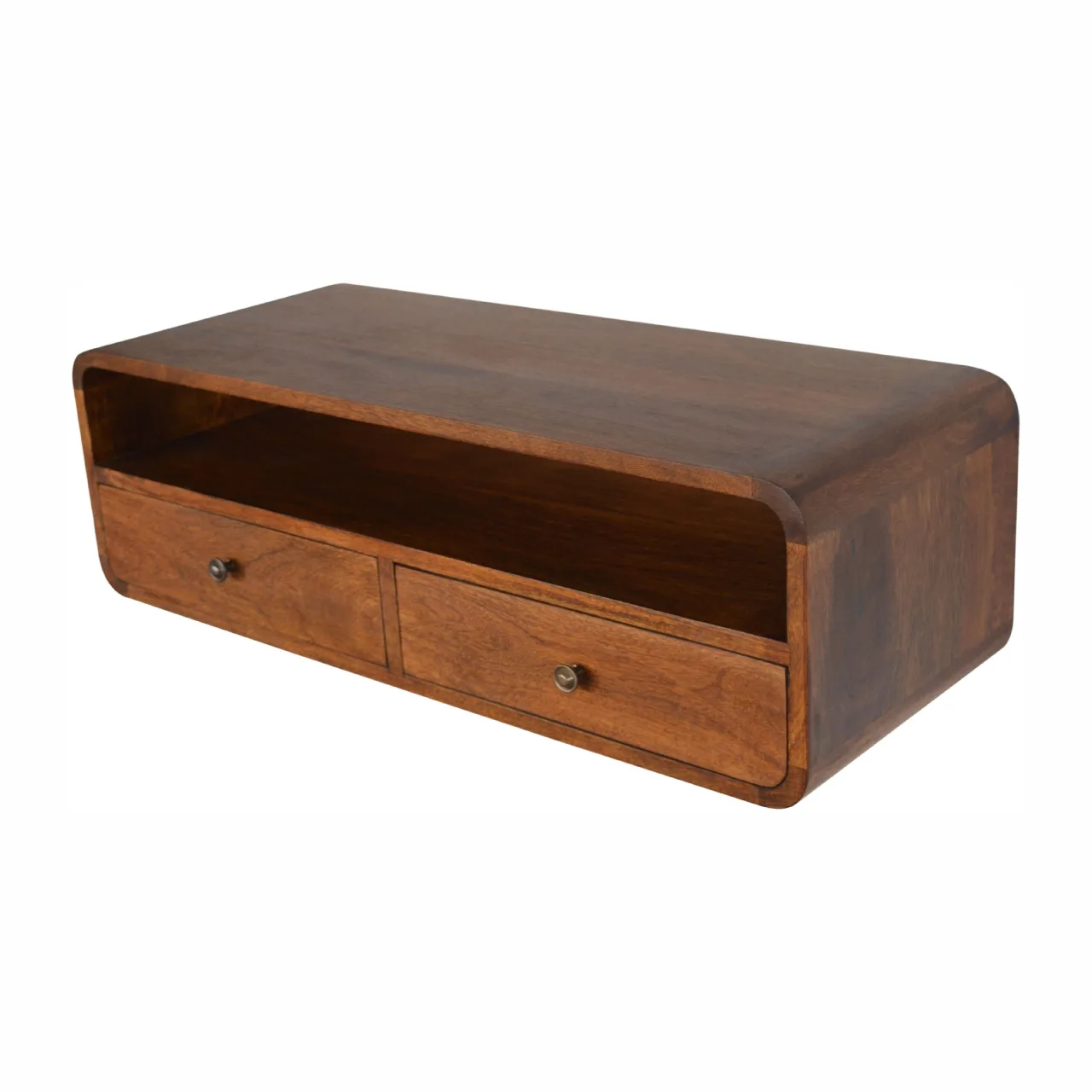 Floating Chestnut Open Console - Console tables, photo 5 of 10