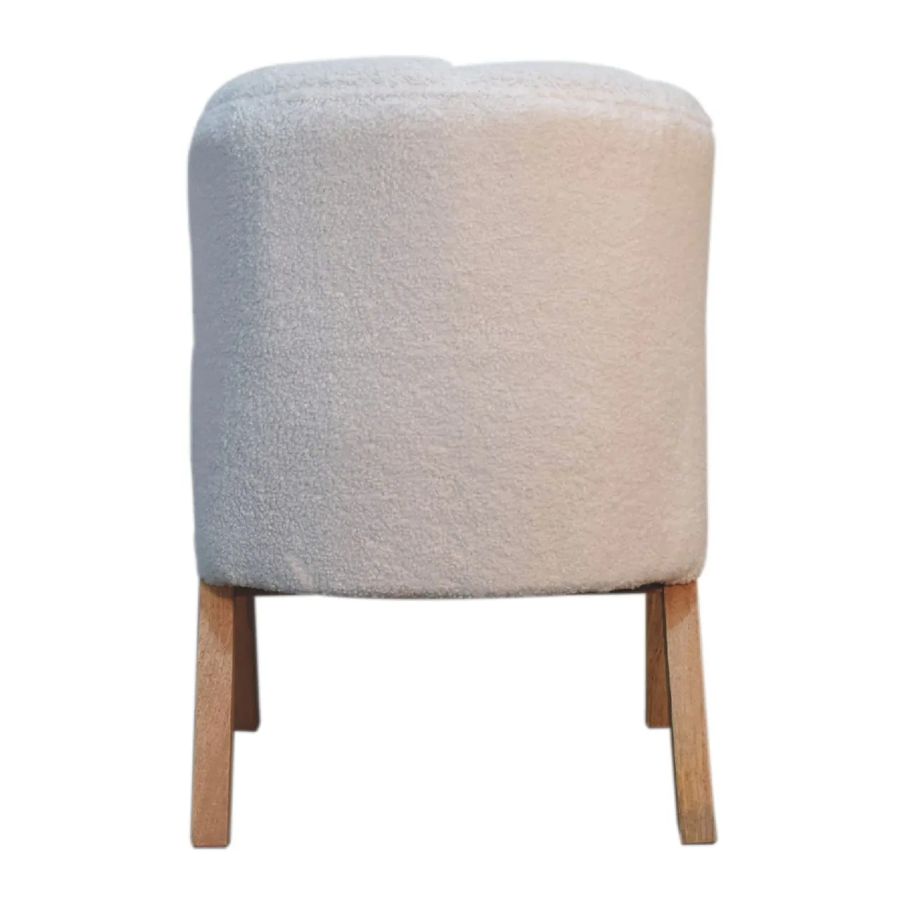 White Boucle Minimalistic Chair - Chairs, photo 9 of 9