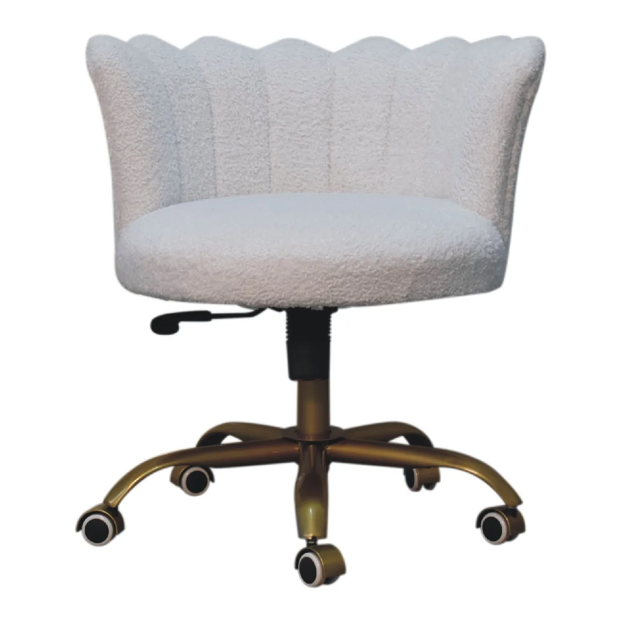 White Boucle Swivel Chair - Armchairs, photo 2 of 10
