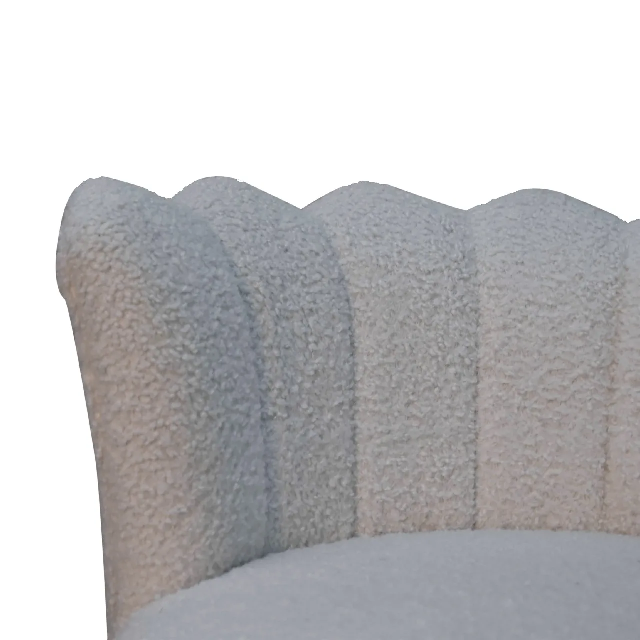 White Boucle Swivel Chair - Armchairs, photo 6 of 10