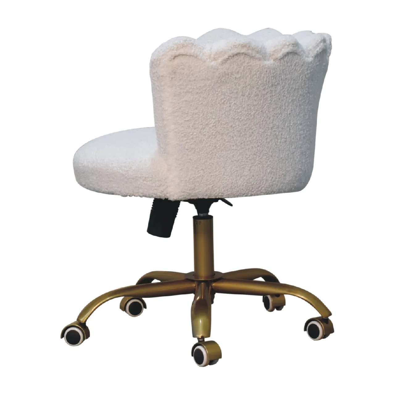 White Boucle Swivel Chair - Armchairs, photo 9 of 10