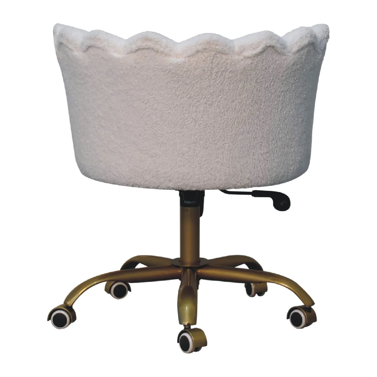 White Boucle Swivel Chair - Armchairs, photo 10 of 10