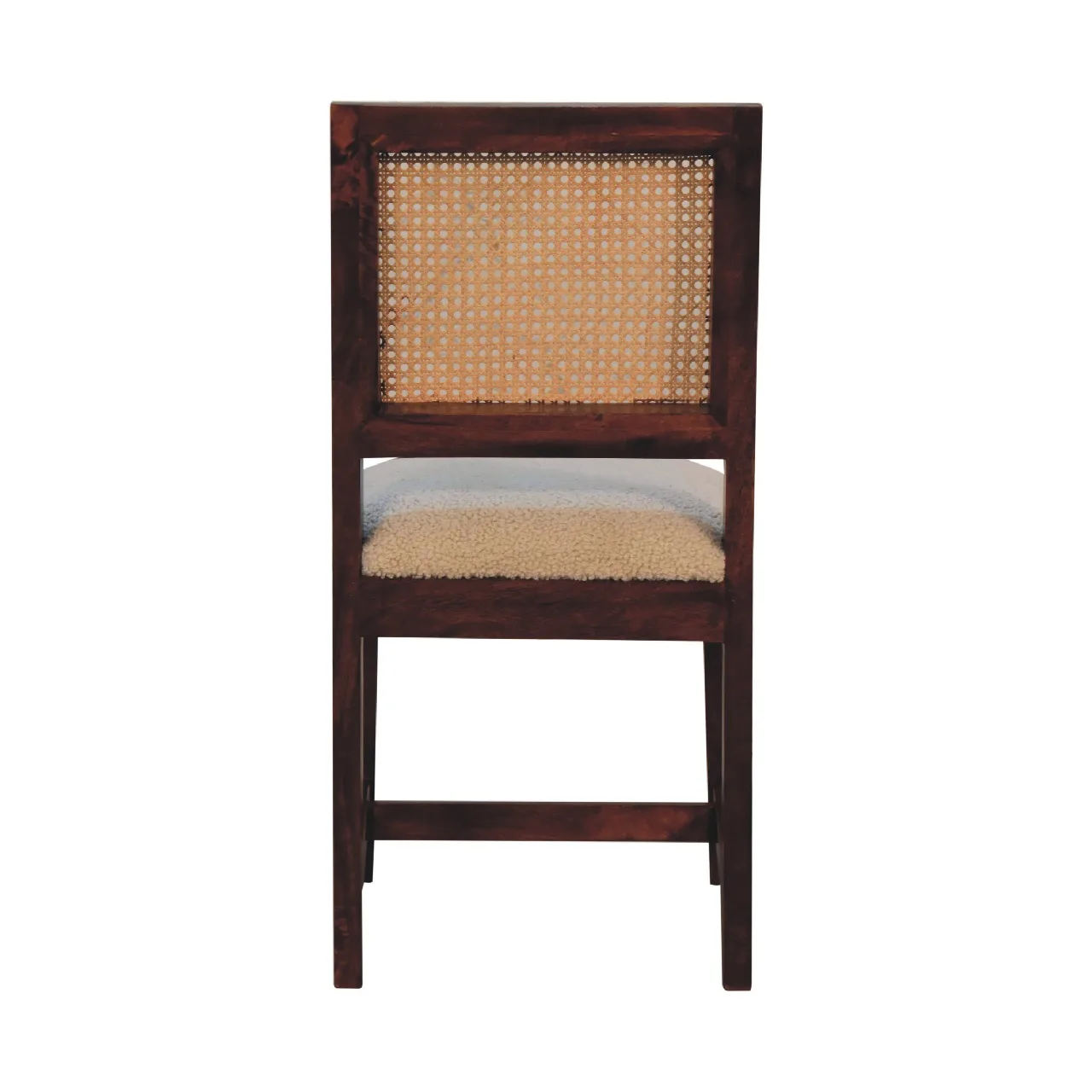 Cream Boucle Rattan Chair - Chairs, photo 10 of 10