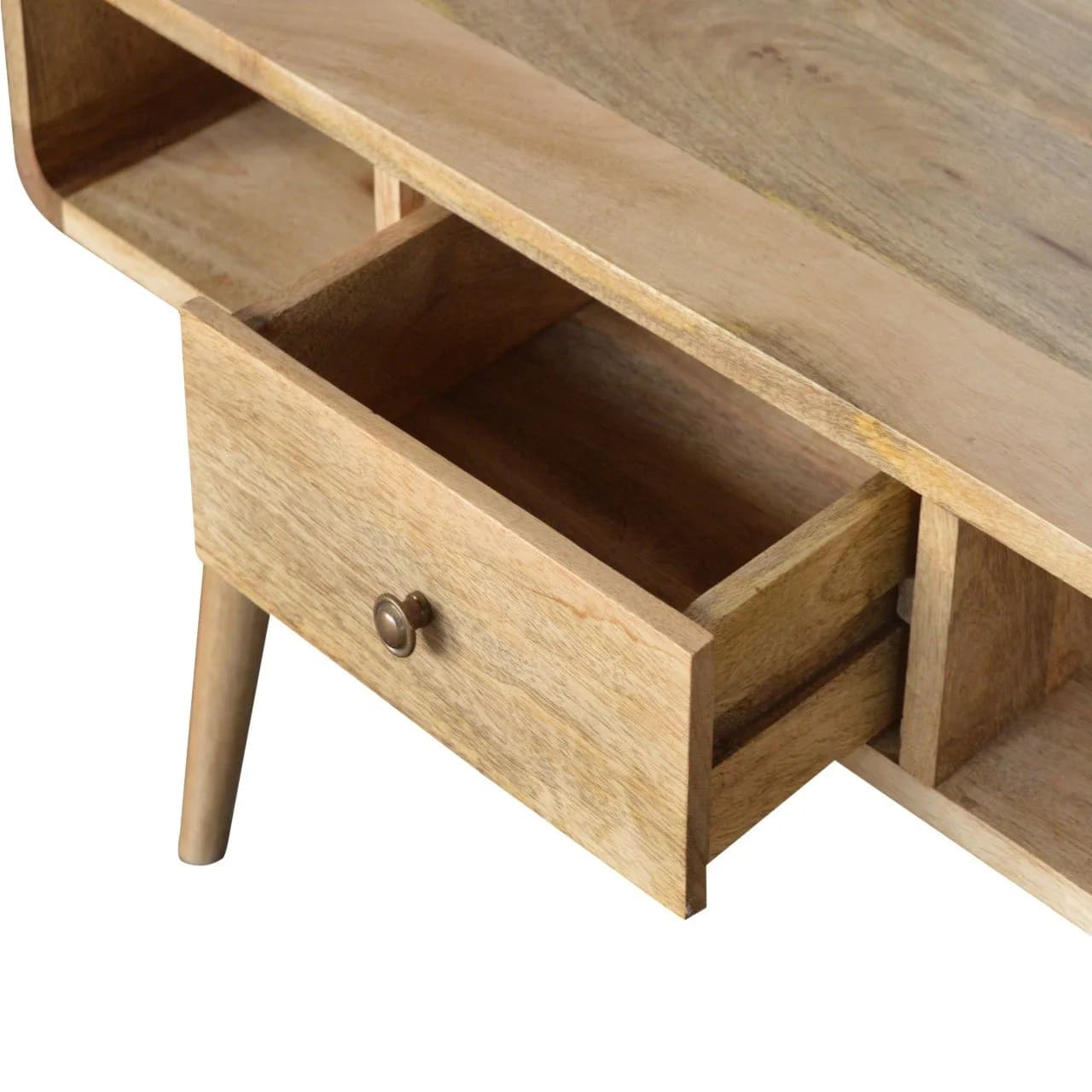 Curved Oak-ish Coffee Table - Coffee tables, photo 2 of 9