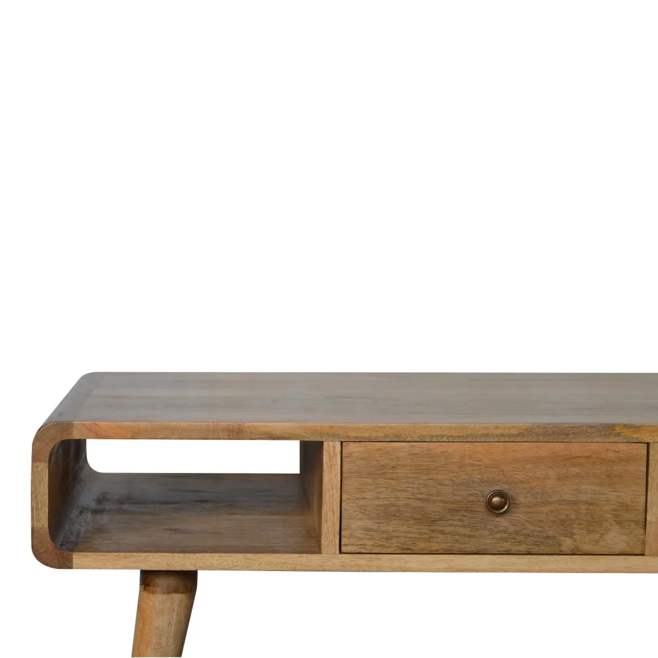 Curved Oak-ish Coffee Table - Coffee tables, photo 7 of 9