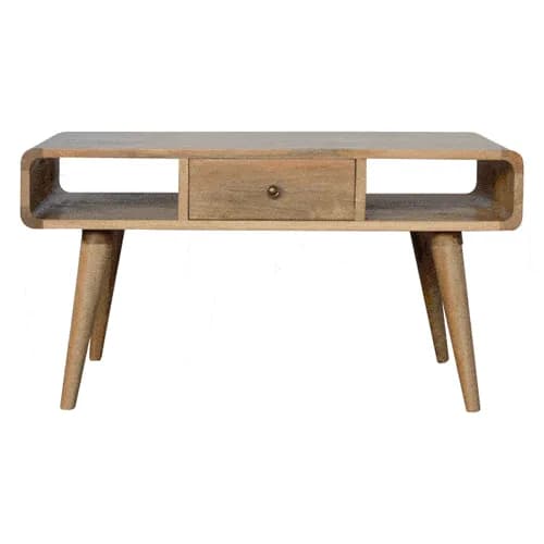 Curved Oak-ish Coffee Table - Coffee tables, photo 9 of 9