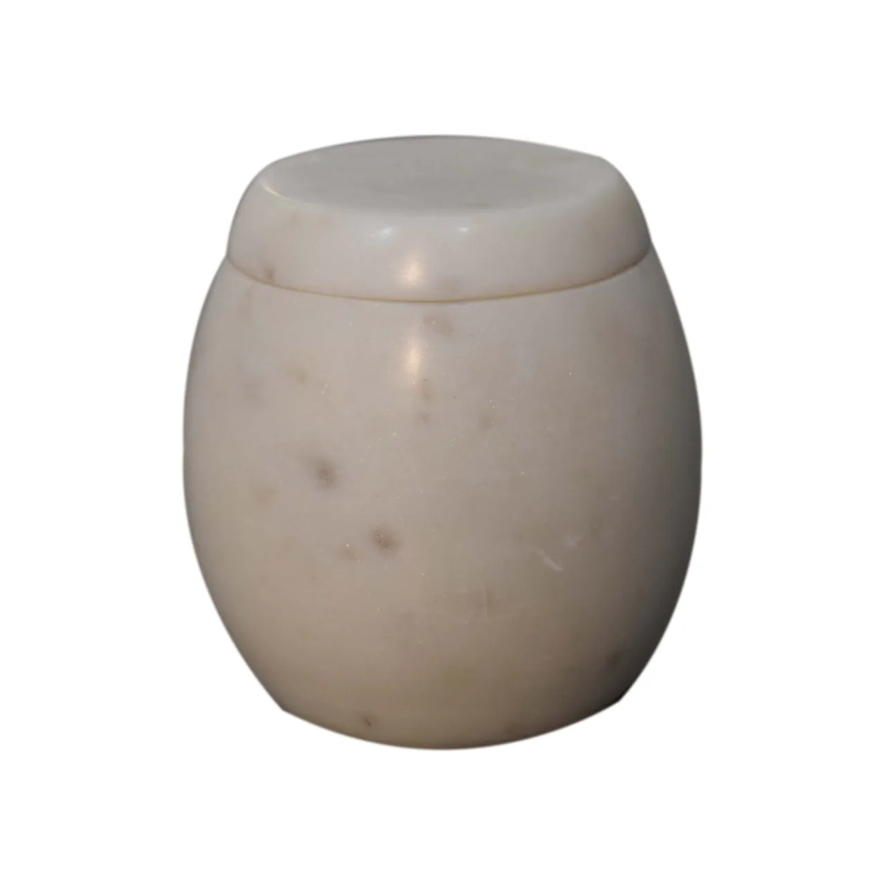 Set of 5 White Marble Bathroom Set - Decorative, photo 4 of 8