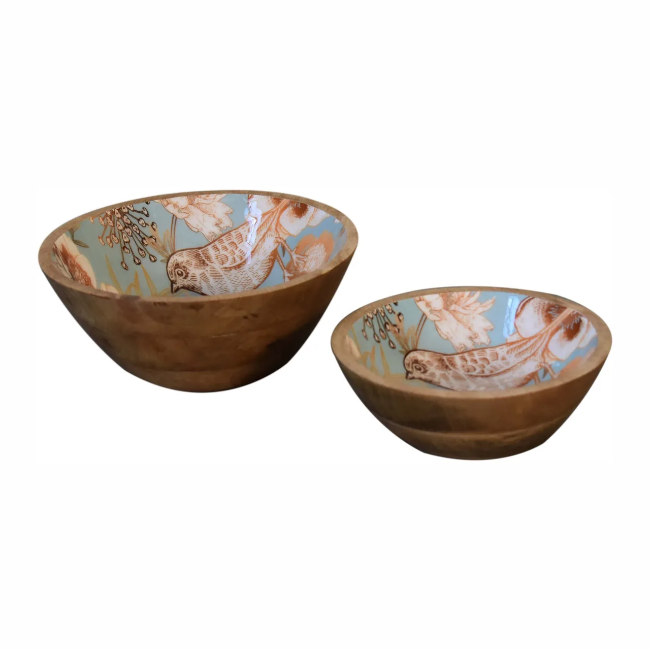 Floral Bird Bowl Set of 2 - Decorative, photo 2 of 7