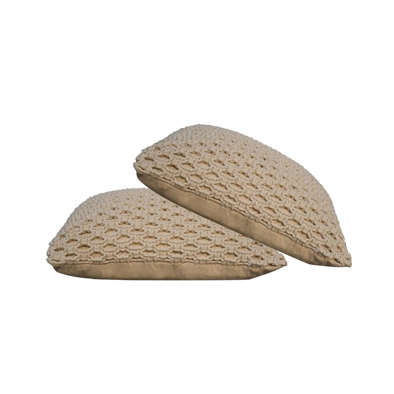 2x Myra Natural White Cushions - Cushions & throws, photo 3 of 8