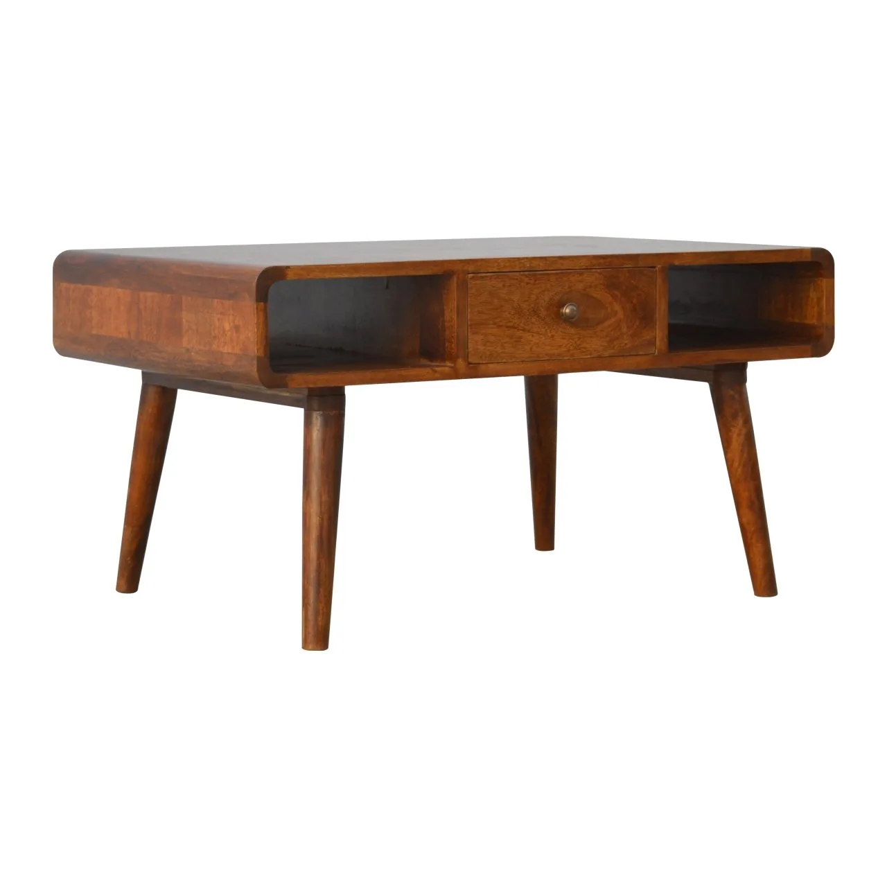 Curved Chestnut Coffee Table - Coffee tables, photo 4 of 9