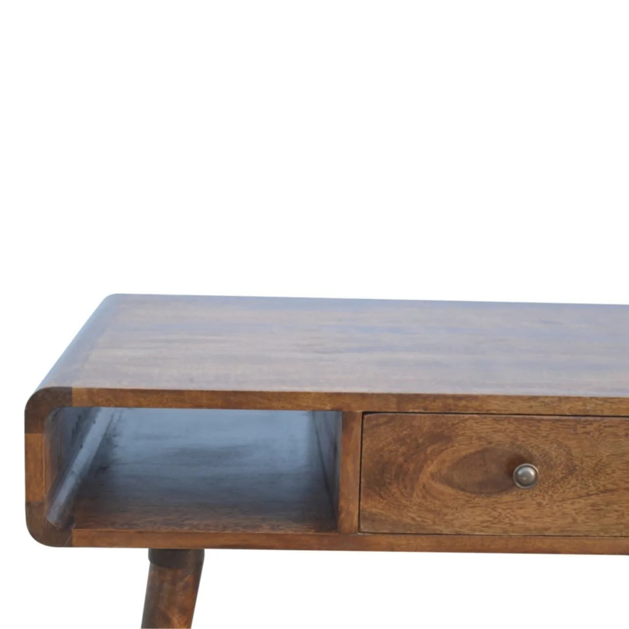 Curved Chestnut Coffee Table - Coffee tables, photo 6 of 9