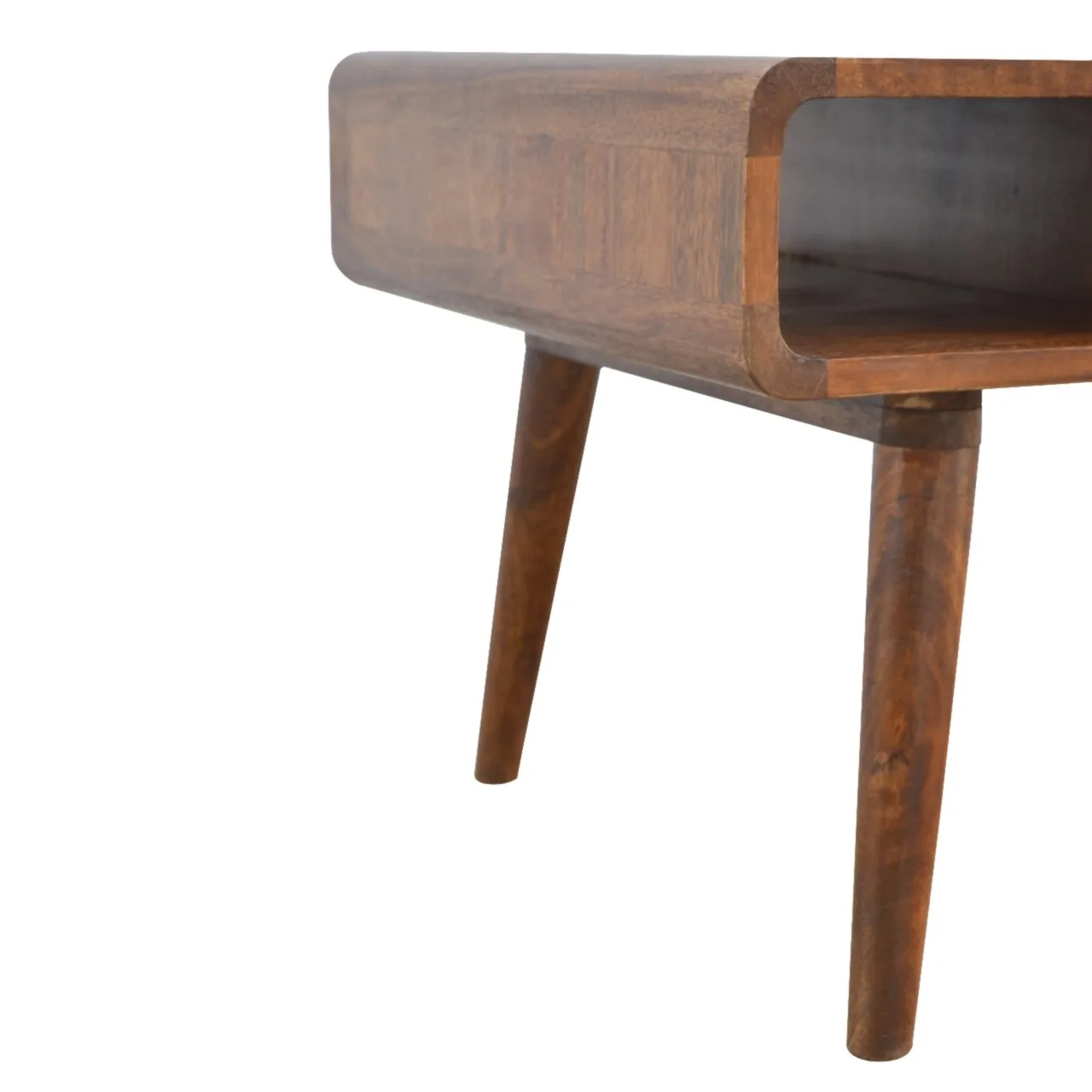 Curved Chestnut Coffee Table - Coffee tables, photo 8 of 9