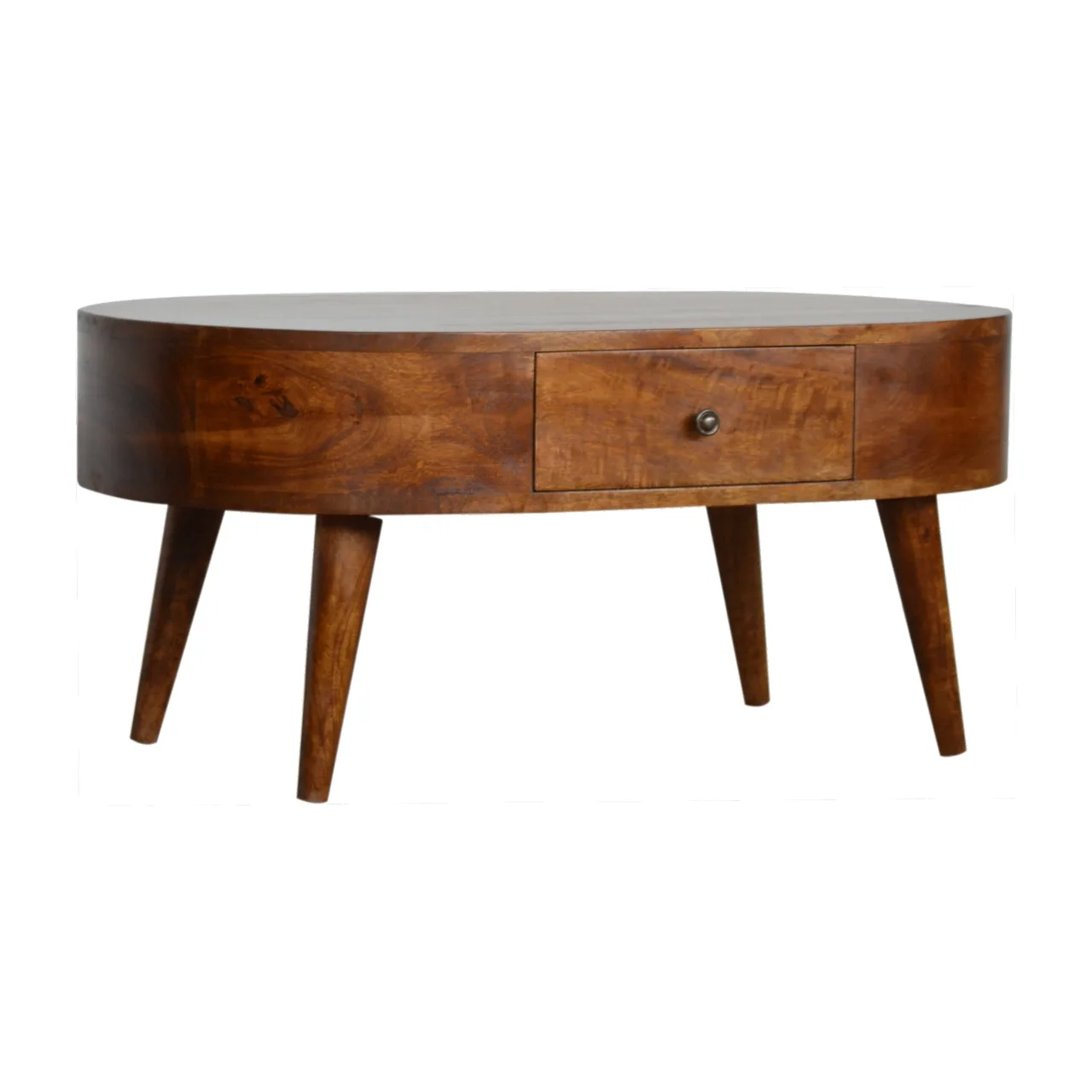 Chestnut Rounded Coffee Table - Coffee tables, photo 3 of 9