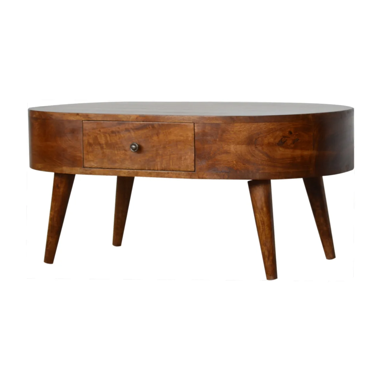 Chestnut Rounded Coffee Table - Coffee tables, photo 4 of 9