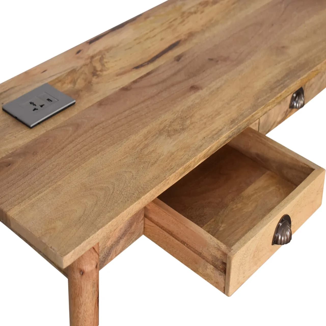 2 Drawer Cable Writing Desk - Desks, photo 5 of 10