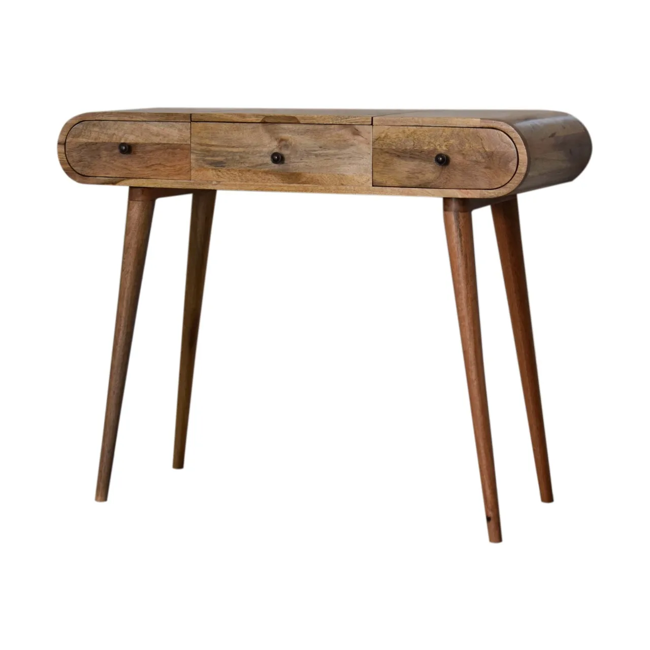 Oak-ish Round Dressing Table - Tables, photo 5 of 10