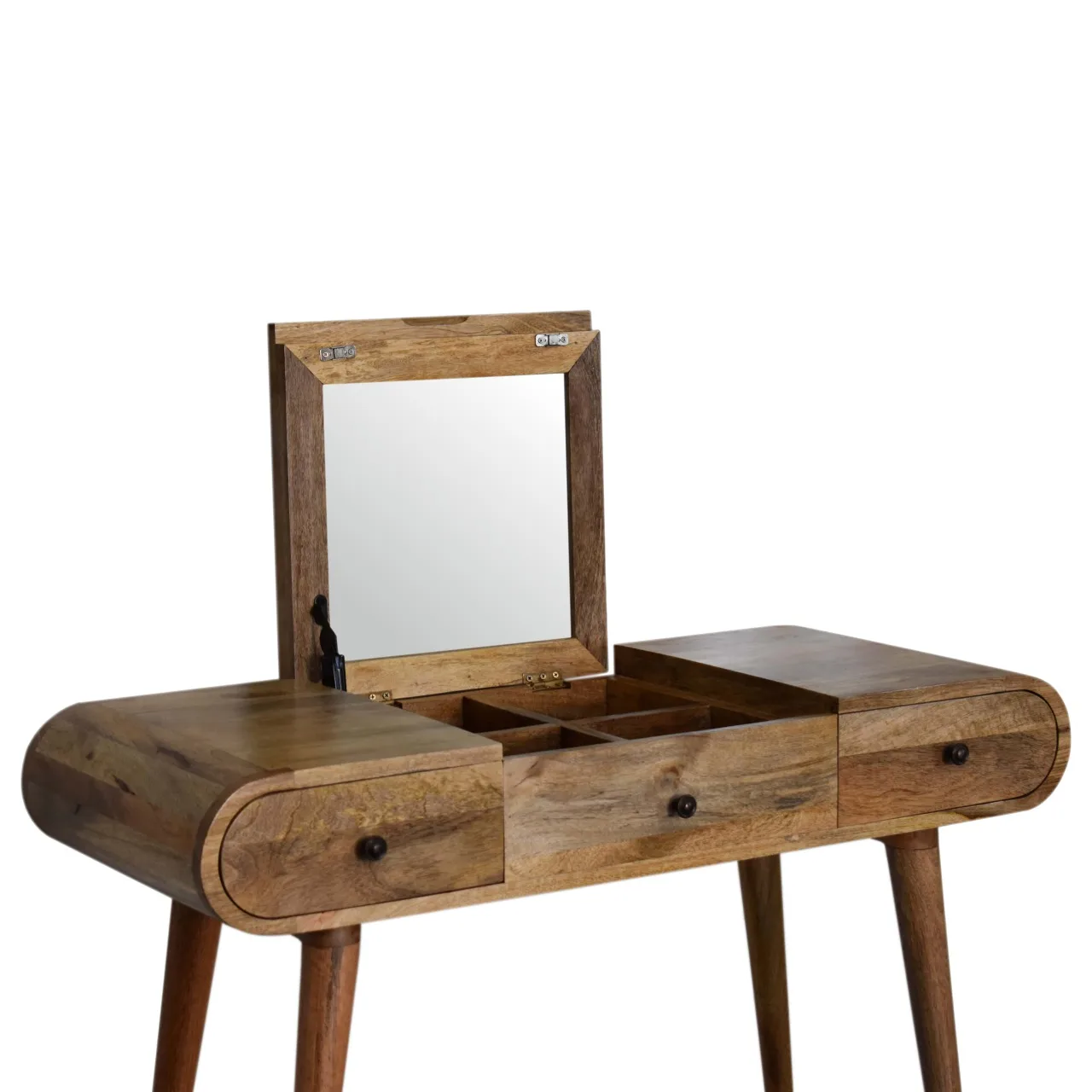 Oak-ish Round Dressing Table - Tables, photo 2 of 10