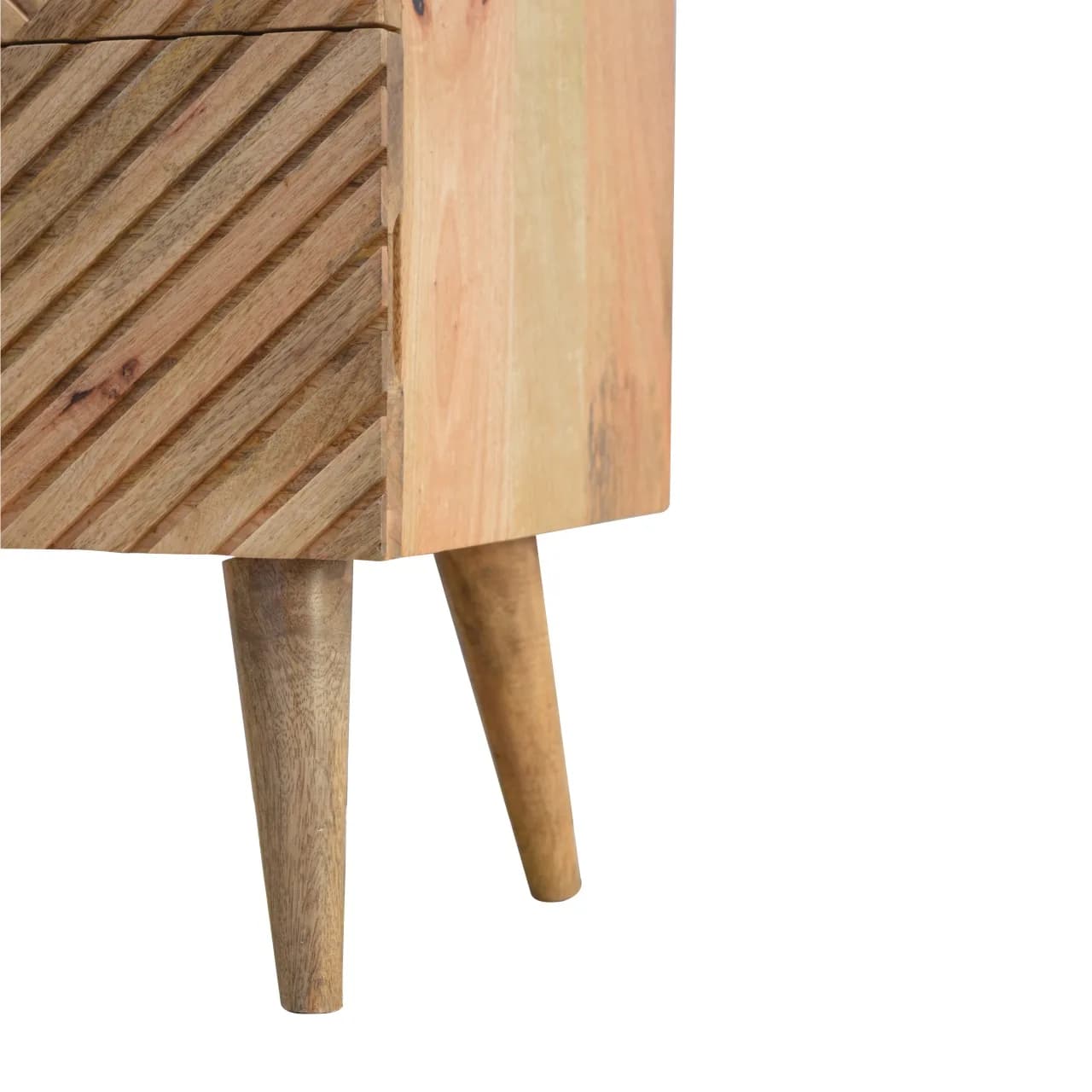 Lille 2 Drawer Oak-ish Bedside - Bedside tables, photo 10 of 10