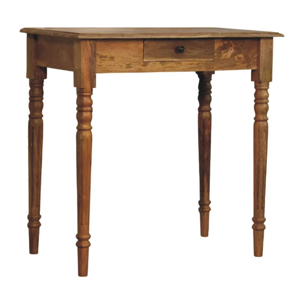 Oakish Turned Leg Writing Desk - Desks, photo 4 of 10