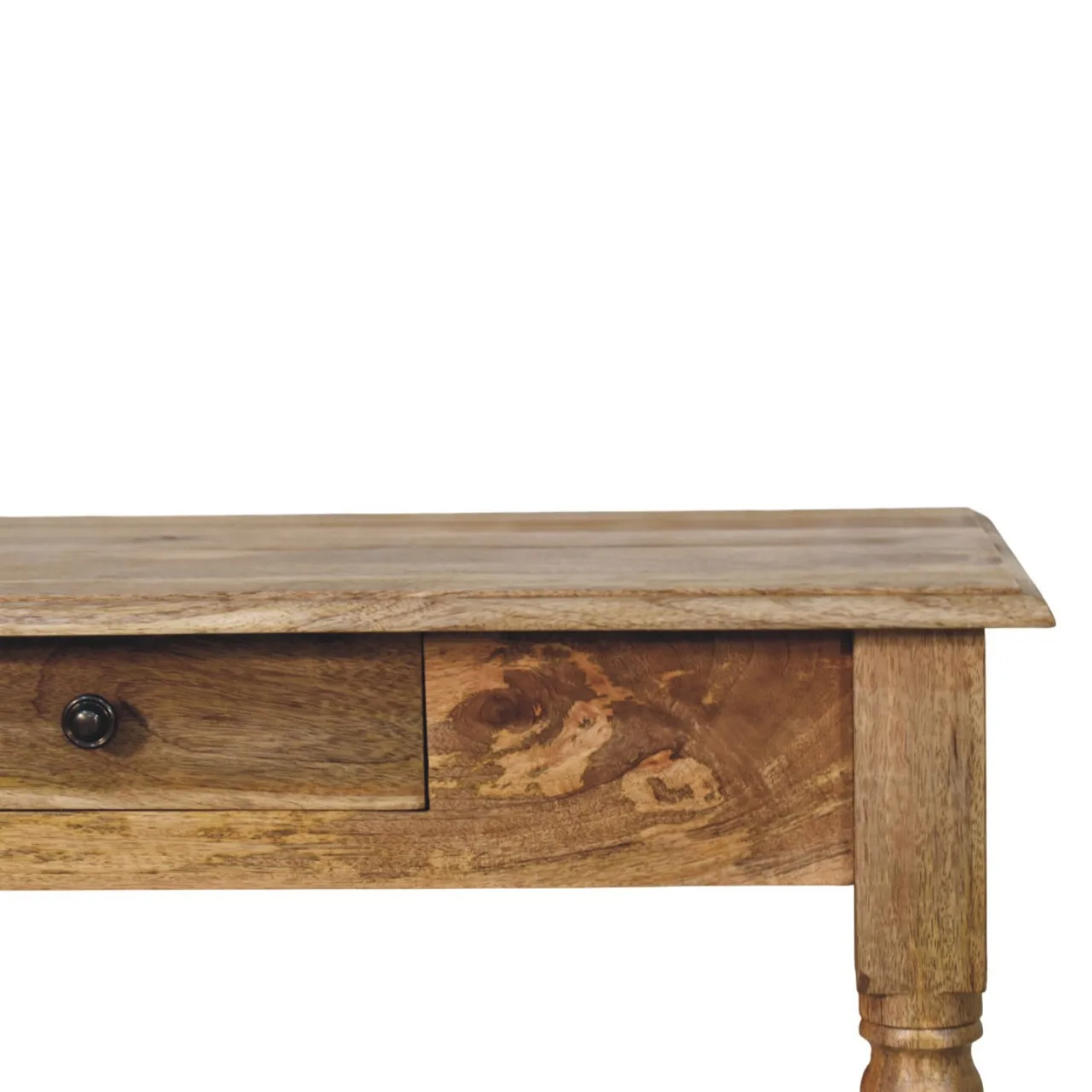 Oakish Turned Leg Writing Desk - Desks, photo 5 of 10
