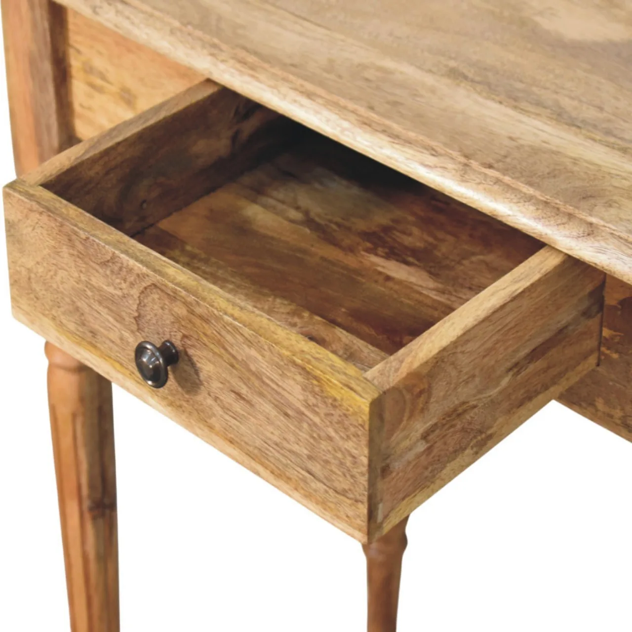 Oakish Turned Leg Writing Desk - Desks, photo 7 of 10