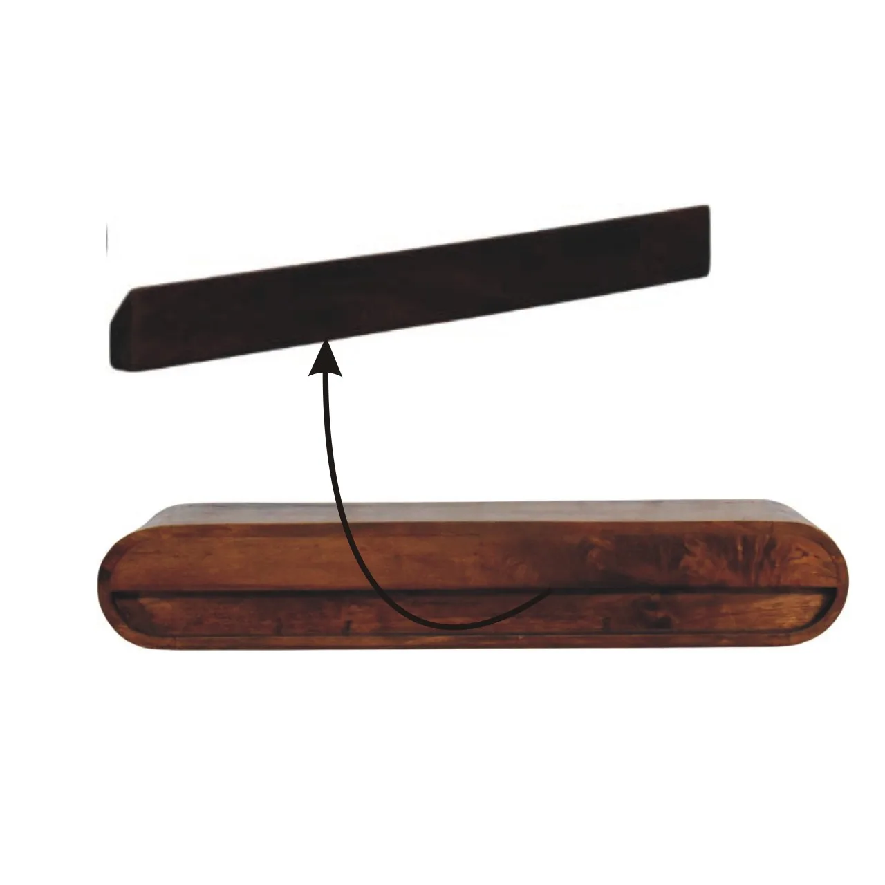 Arc Shadow Wall-Mounted Media Console - Console tables, photo 10 of 10