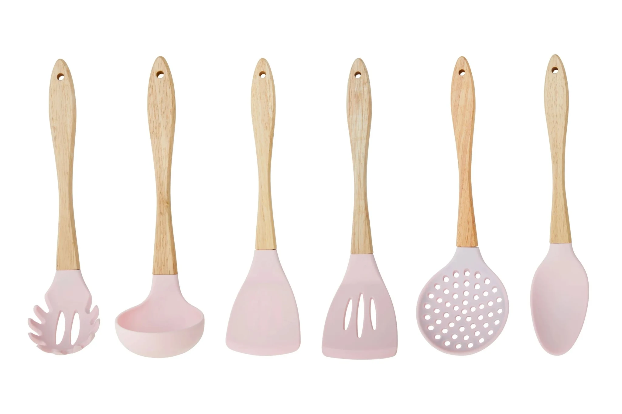 Zing 7 Piece Utensil Set in Pastel Pink - Accessories, photo 2 of 4