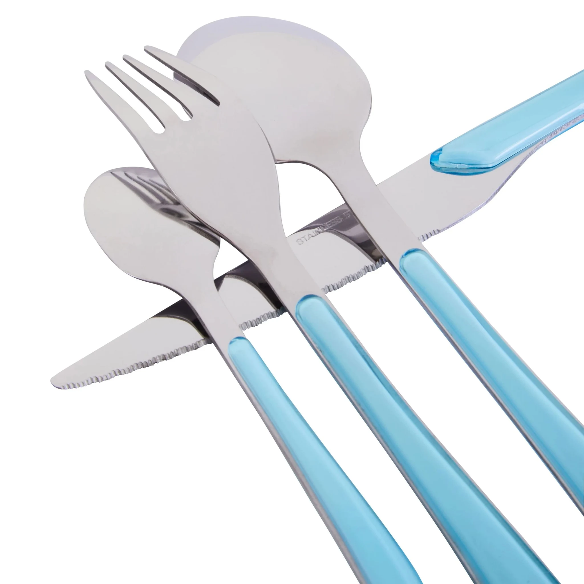 Zuma 24 Piece Multi Pastel Coloured Cutlery - Tables, photo 4 of 6