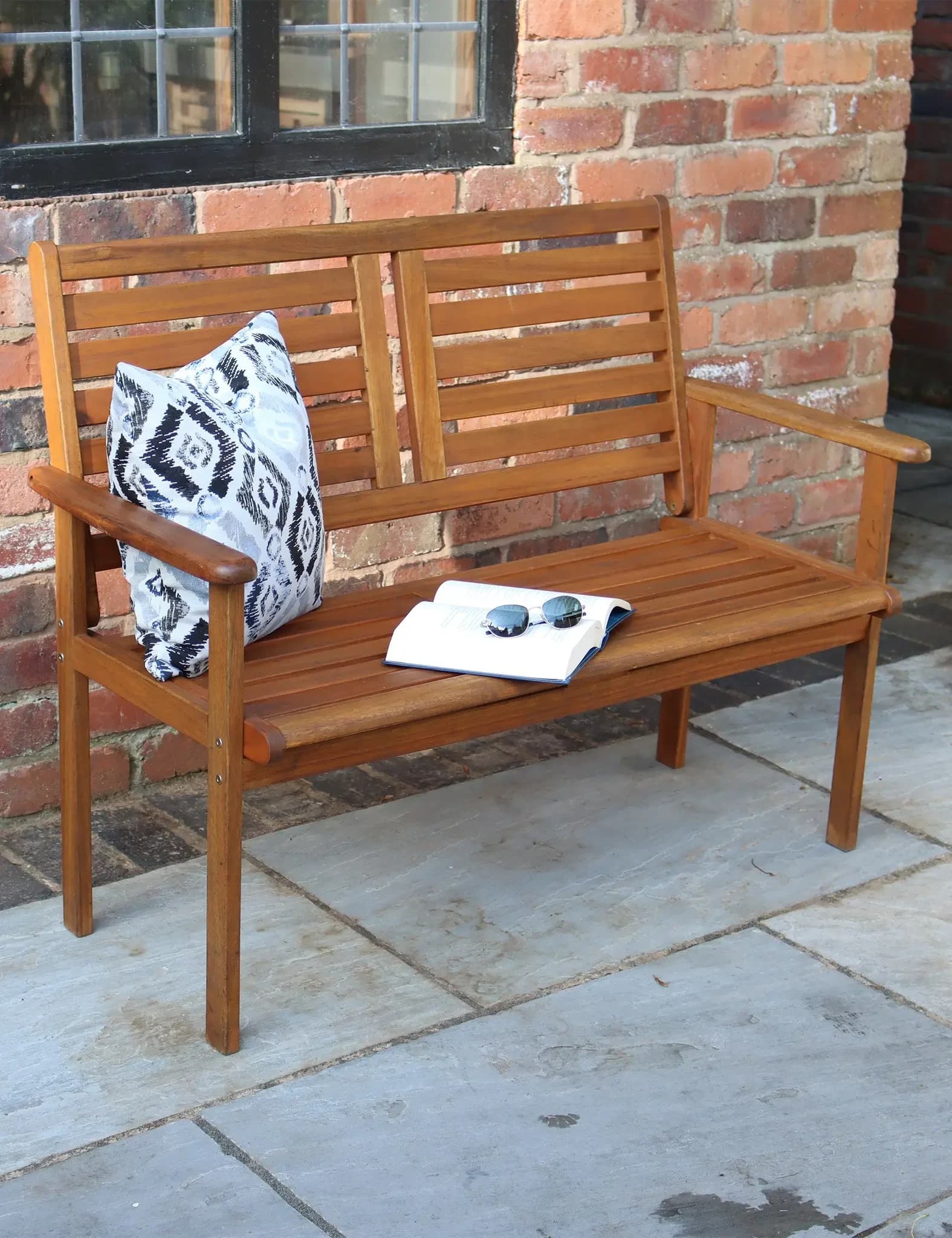 Napoli 2 Seater Garden Furniture Bench - Outdoor, photo 2 of 4