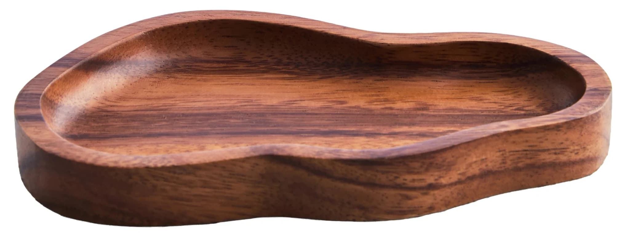 Kora Acacia Wood Small Organic Shape Serving Plate and Tray - Tables, photo 5 of 8