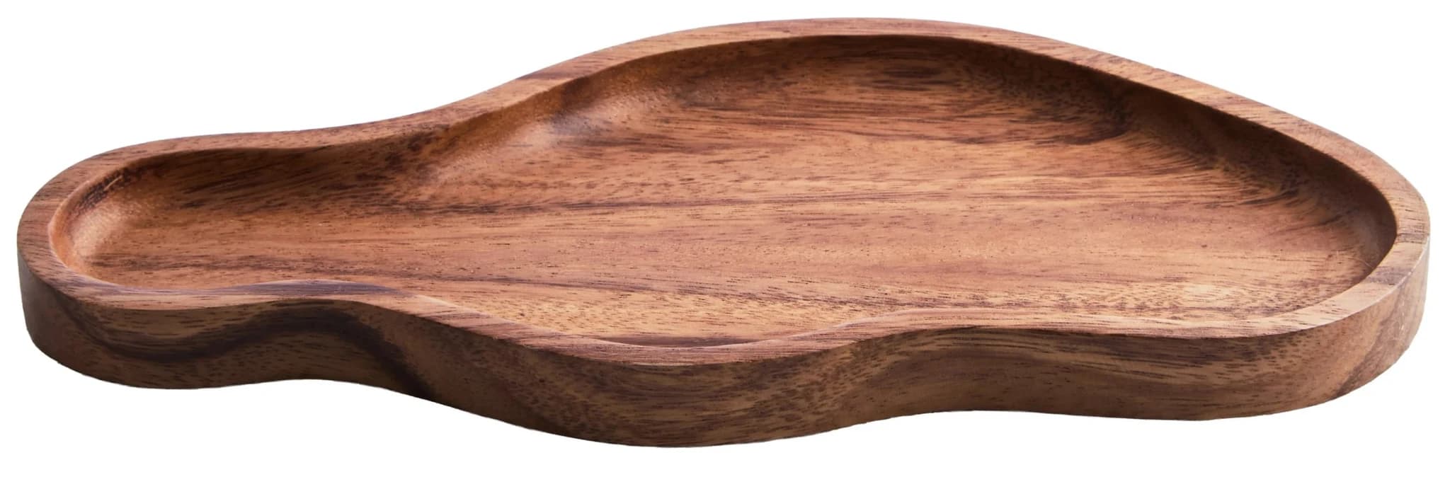 Kora Acacia Wood Large Organic Shape Serving Plate and Tray - Tables, photo 5 of 8