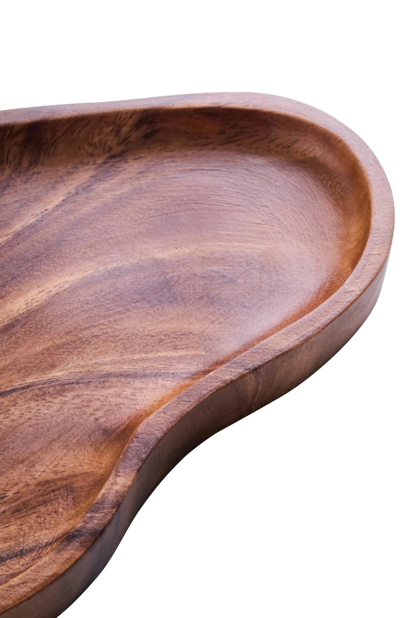 Kora Acacia Wood Large Organic Shape Serving Plate and Tray - Tables, photo 7 of 8