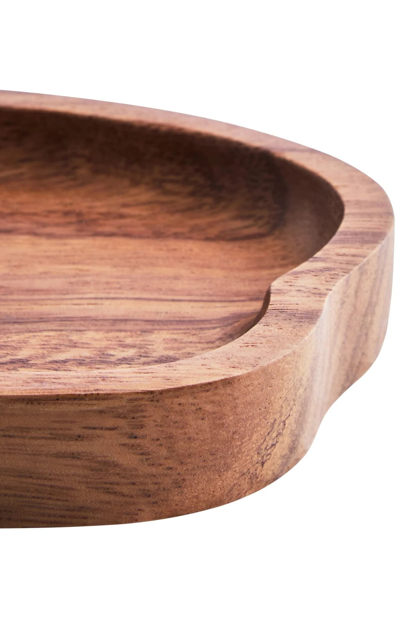 Kora Acacia Wood Medium Organic Shape Serving Plate and Tray - Tables, photo 8 of 8