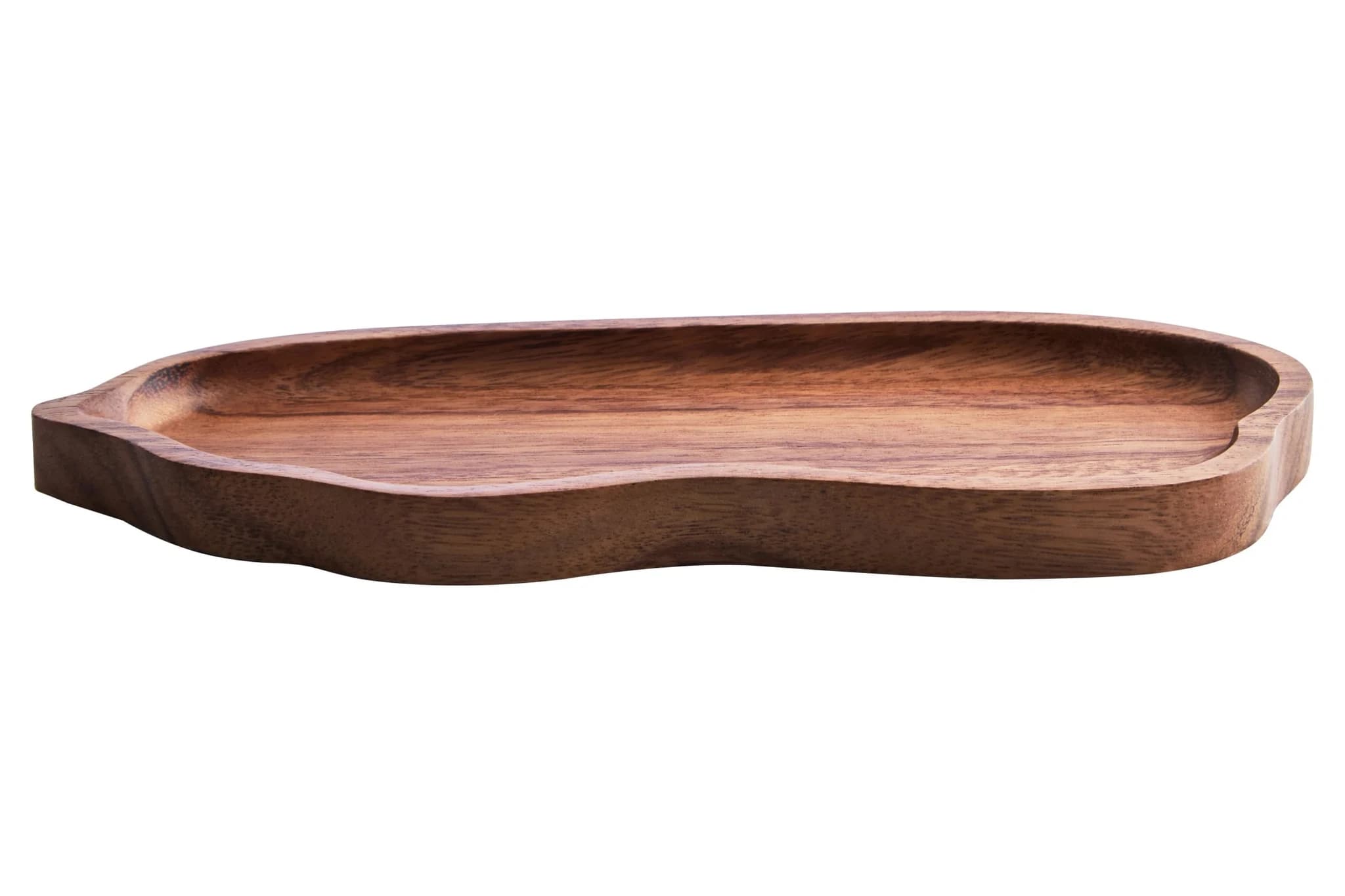 Kora Acacia Wood Medium Organic Shape Serving Plate and Tray - Tables, photo 4 of 8