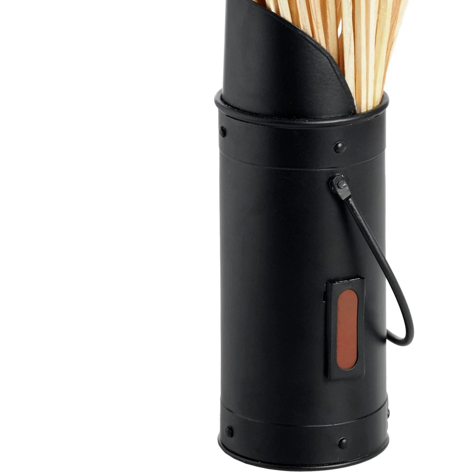 Black Matchstick Holder with 60 Matches - Decorative, photo 3 of 3