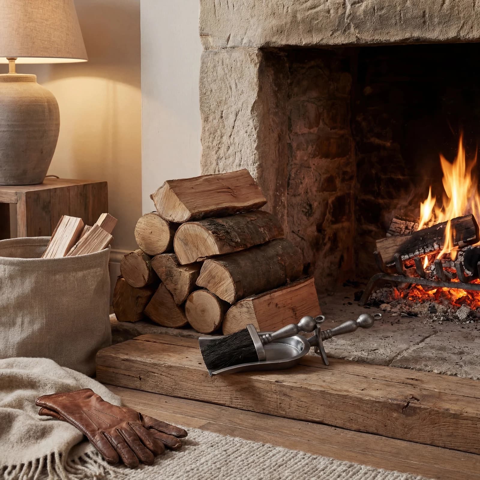 Hearth Tidy Set in Antique Pewter Effect Finish - Decorative, photo 2 of 4