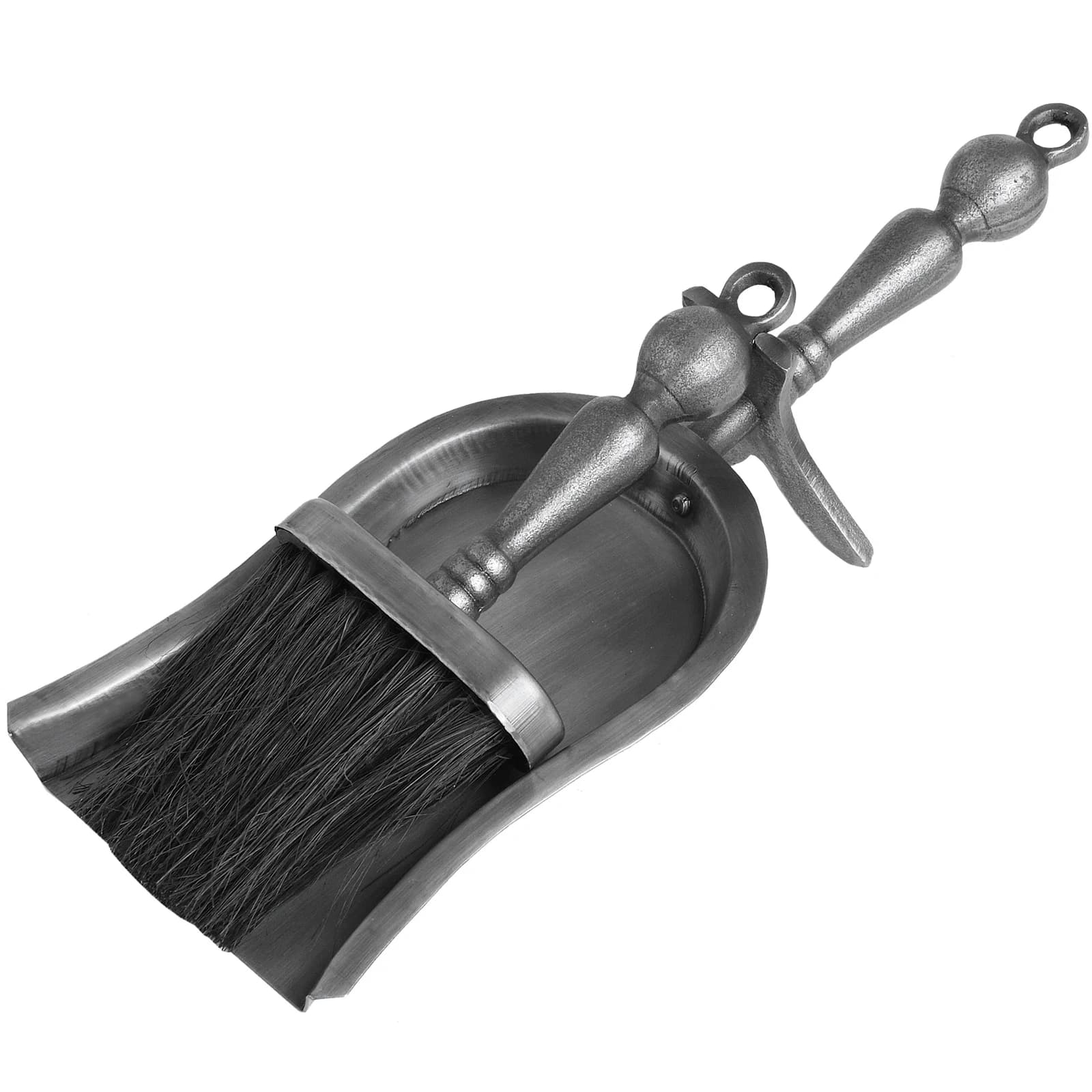 Hearth Tidy Set in Antique Pewter Effect Finish - Decorative, photo 3 of 4
