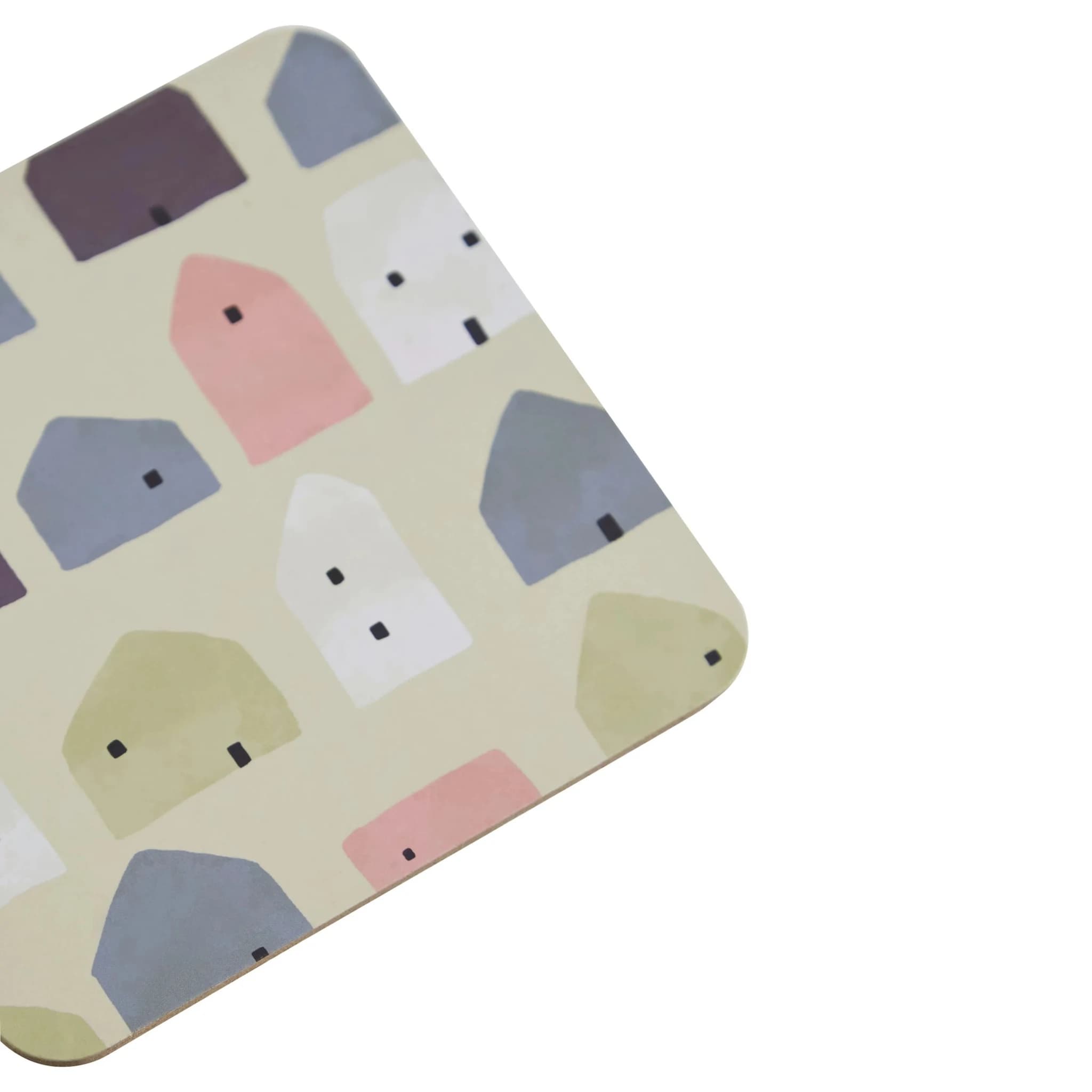 Calcot 4 Piece Square Wild Cottage Coasters - Tables, photo 4 of 5