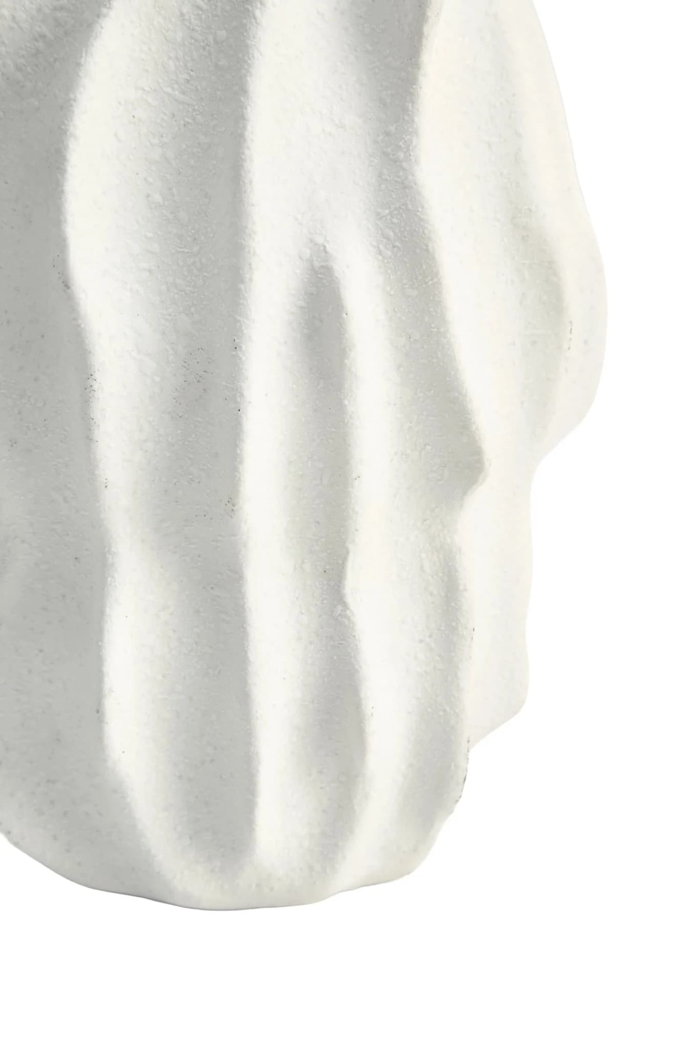 Broc Small White Textured Vase - Vases, photo 5 of 5