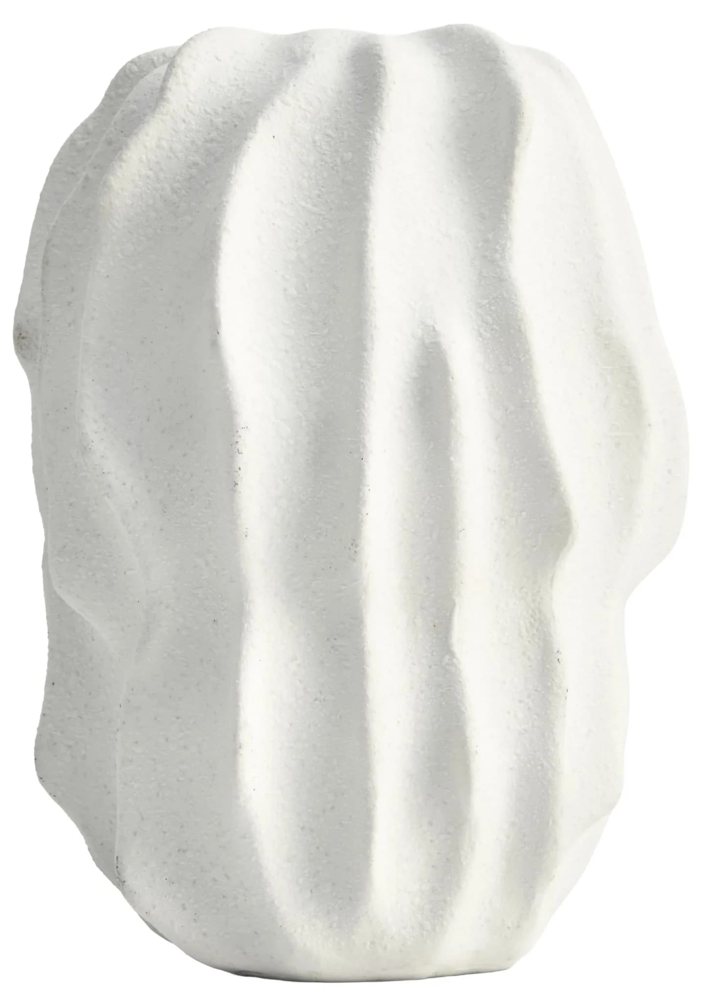 Broc Small White Textured Vase - Vases, photo 2 of 5