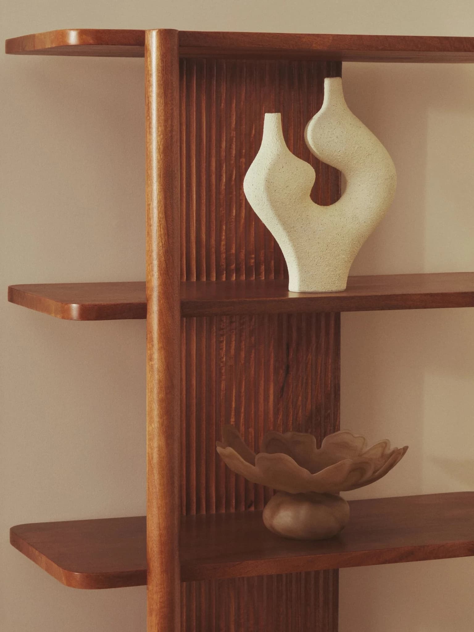 Broc Sandstone Effect Sculptural Vase - Vases, photo 2 of 8