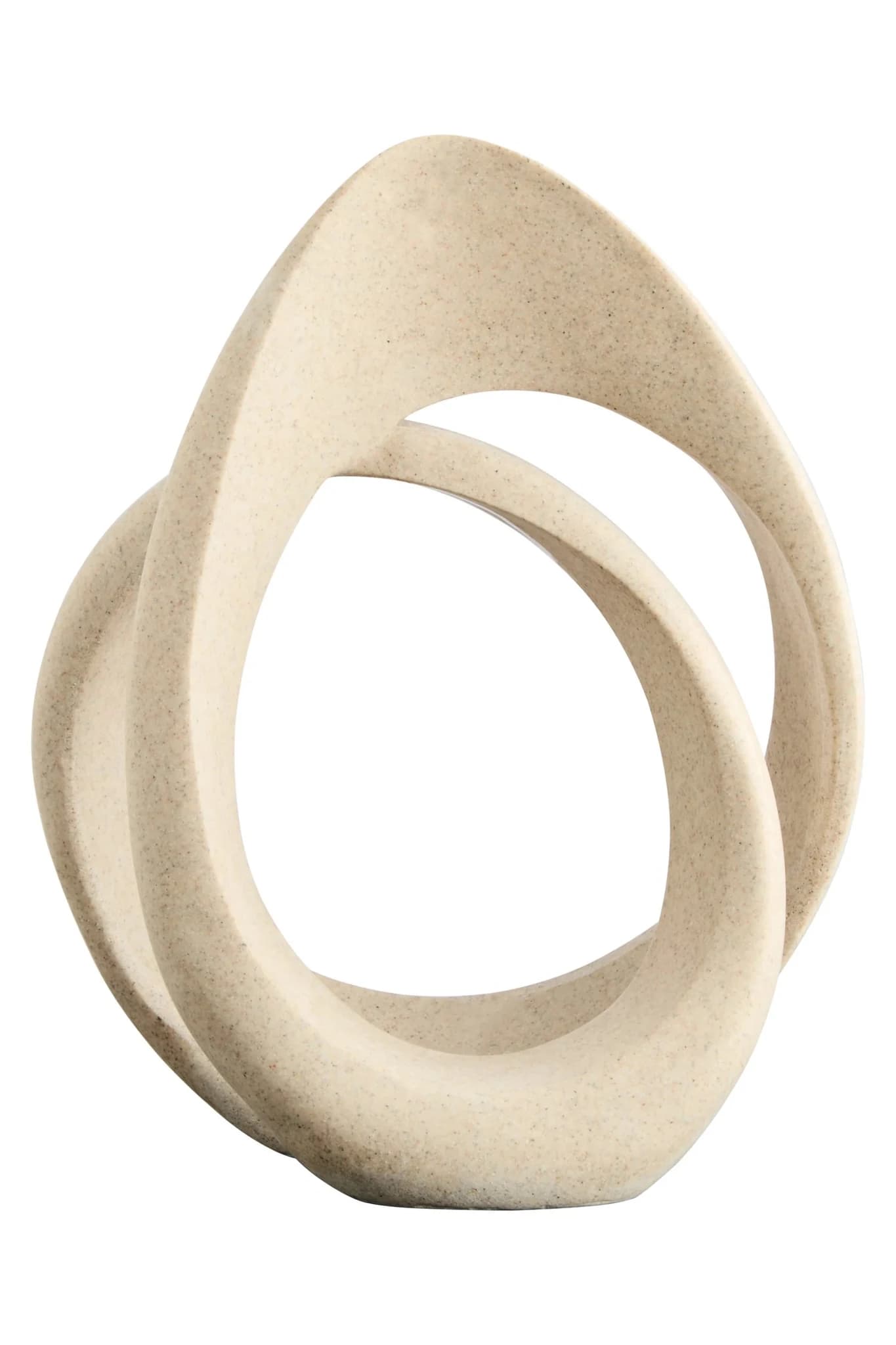Broc Sandstone Effect Loop Sculpture - Decorative, photo 2 of 7