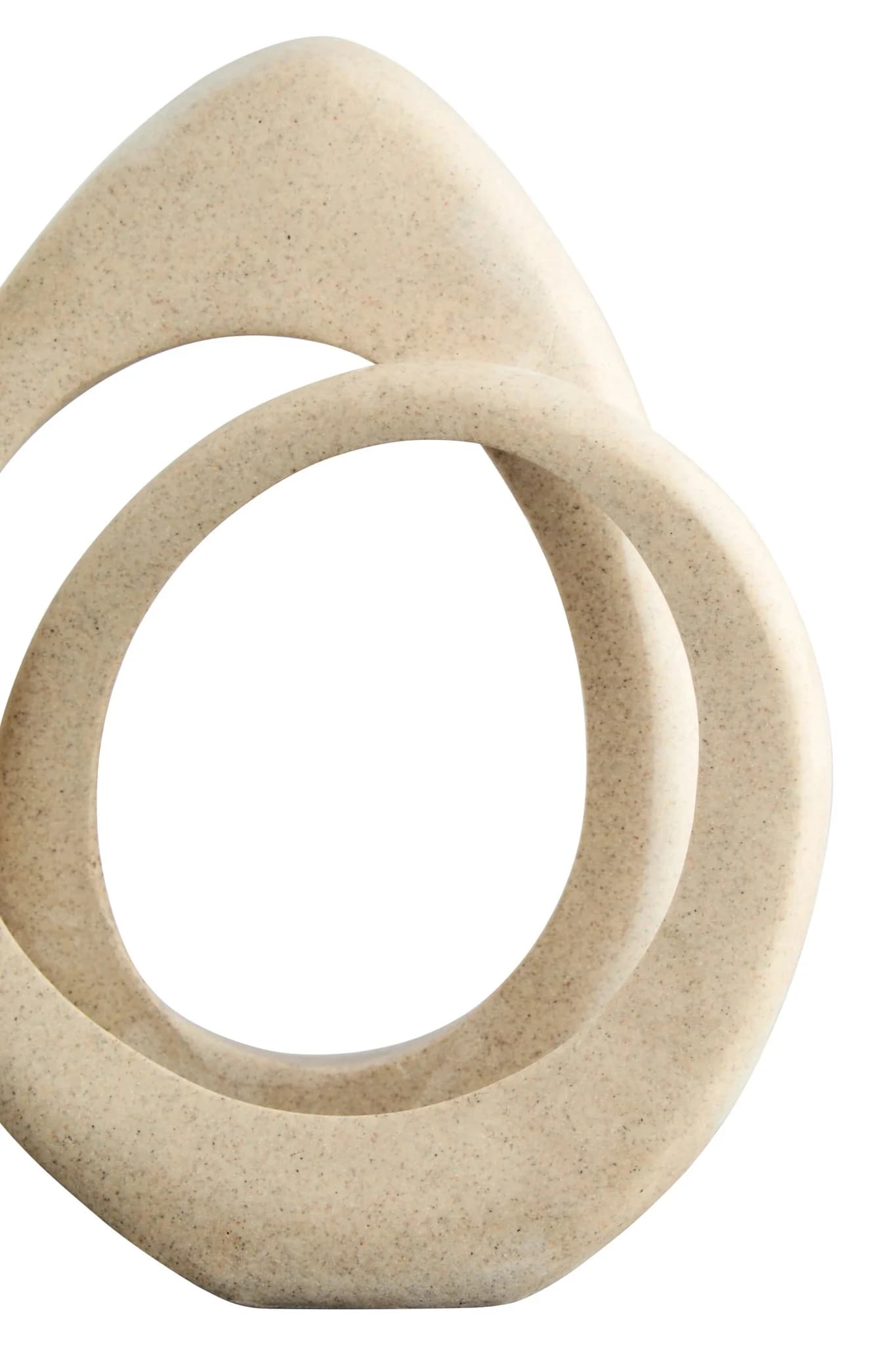 Broc Sandstone Effect Loop Sculpture - Decorative, photo 7 of 7