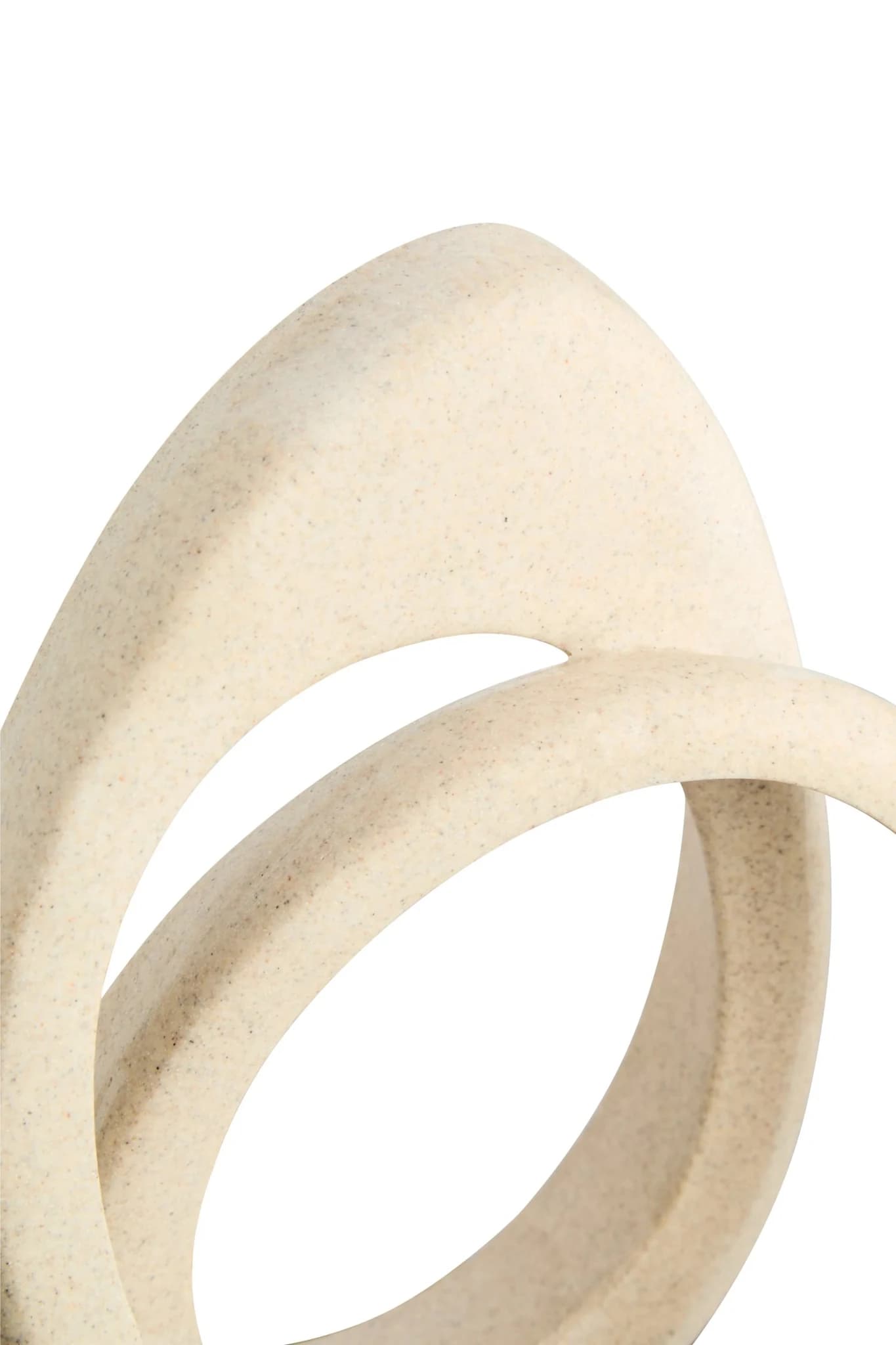 Broc Sandstone Effect Loop Sculpture - Decorative, photo 6 of 7