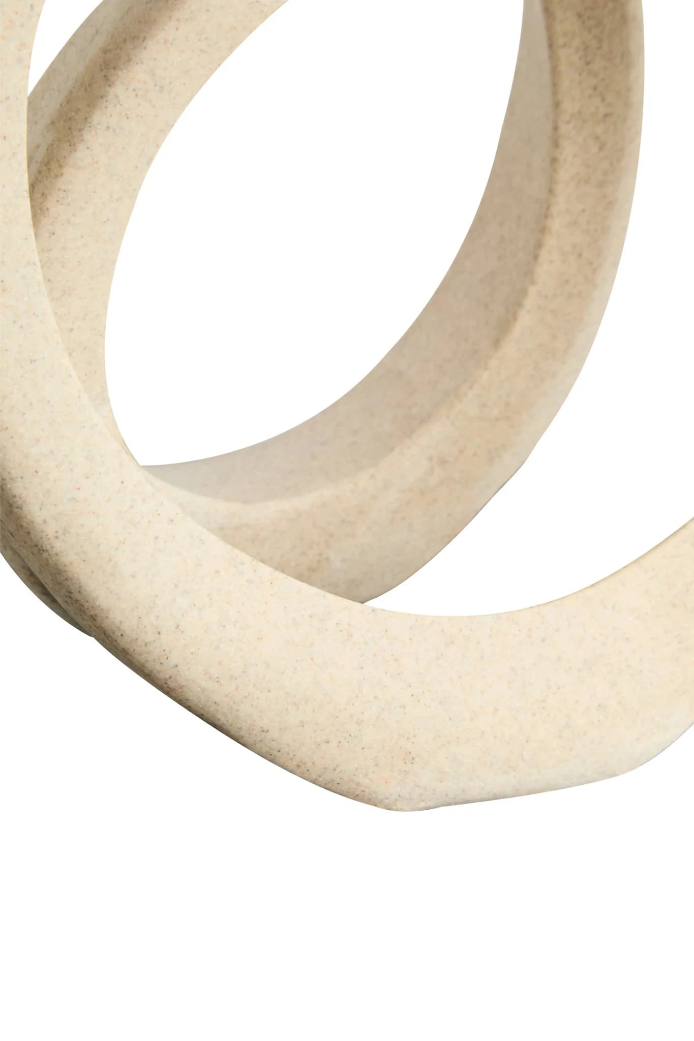 Broc Sandstone Effect Loop Sculpture - Decorative, photo 5 of 7