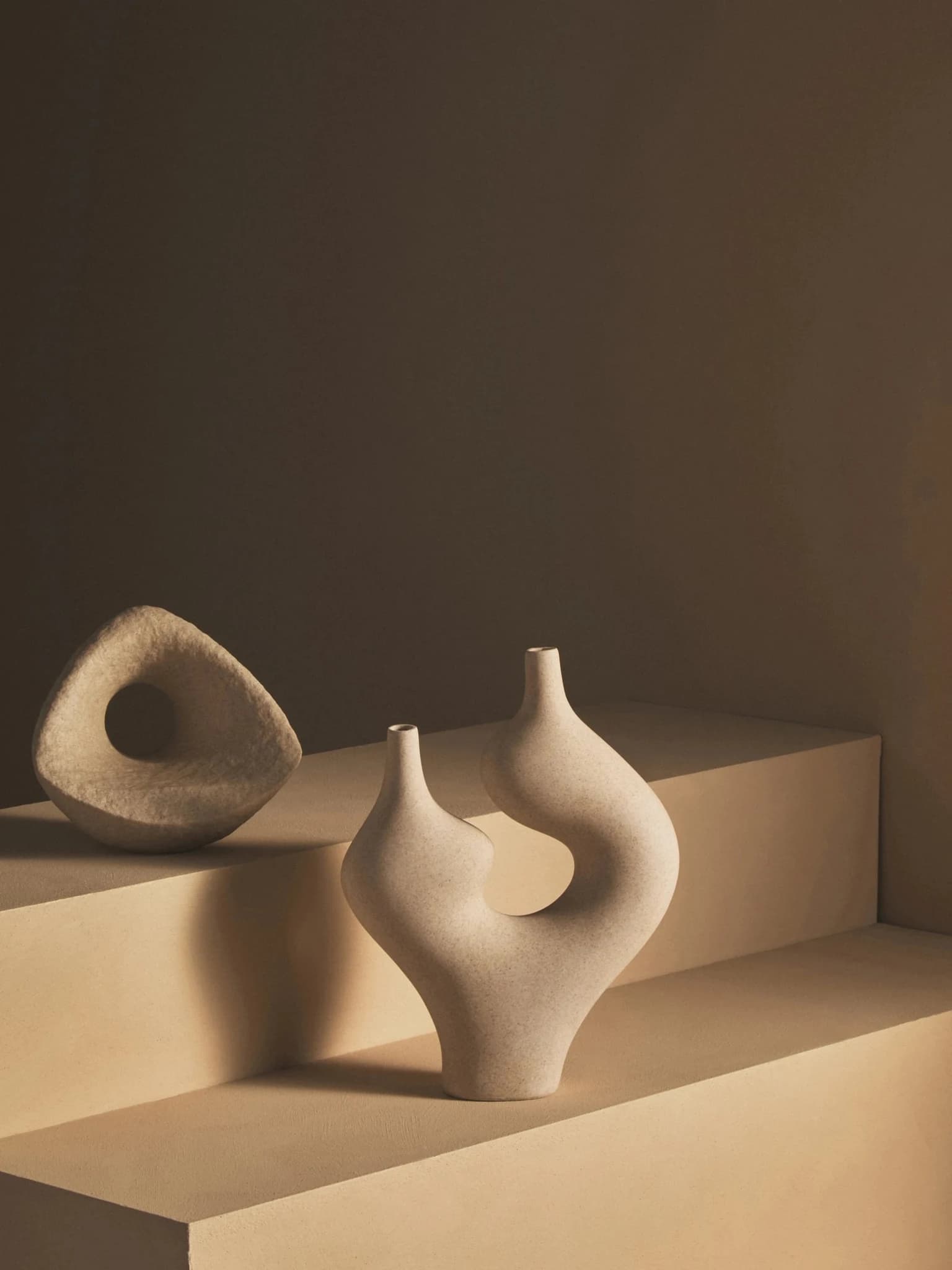 Broc Sandstone Effect Geometric Sculpture - Decorative, photo 3 of 8
