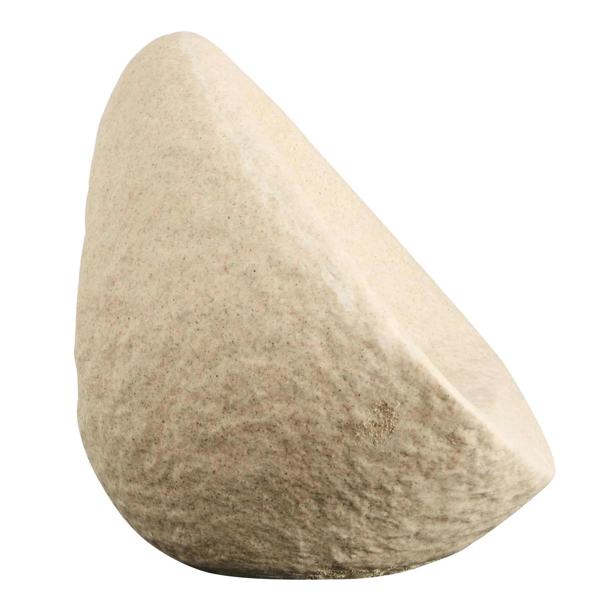 Broc Sandstone Effect Geometric Sculpture - Decorative, photo 5 of 8
